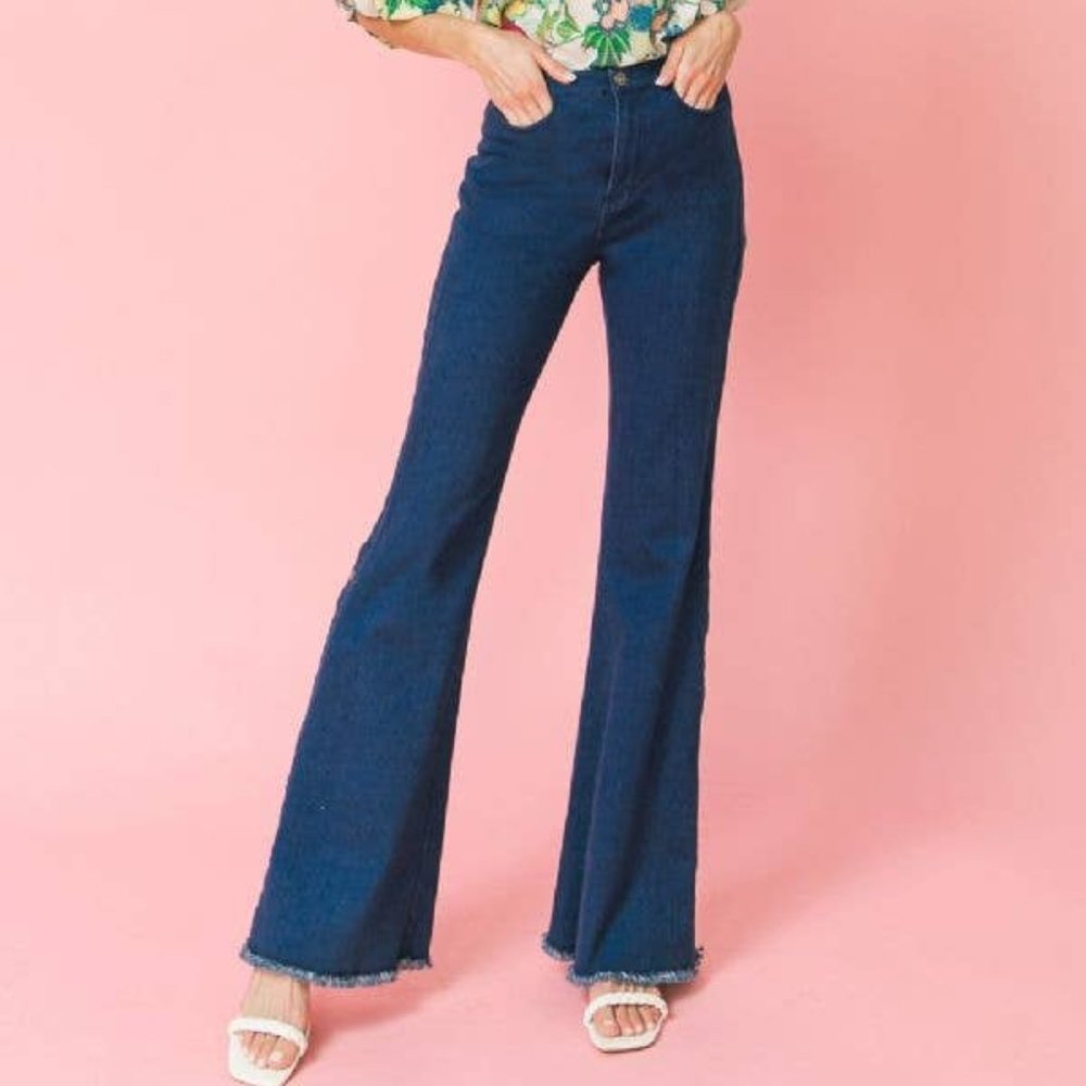 NWT Flying Tomato Flared Jeans w/Side Snaps